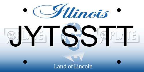 JYTSSTT Illinois License Plate