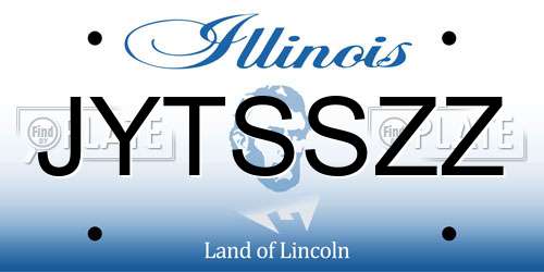 JYTSSZZ Illinois License Plate