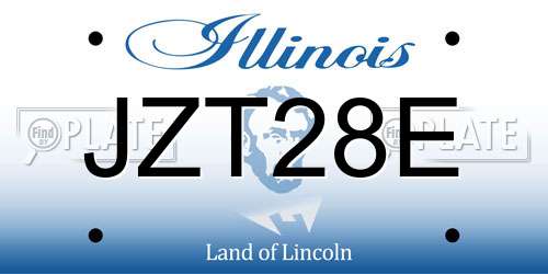 JZT28E Illinois License Plate