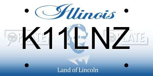 K11LNZ Illinois License Plate