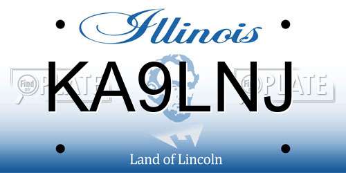 KA9LNJ Illinois License Plate