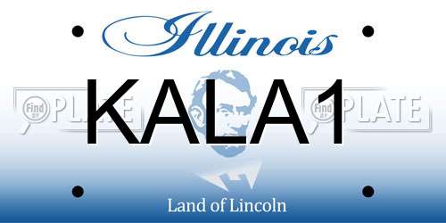 KALA1 Illinois License Plate