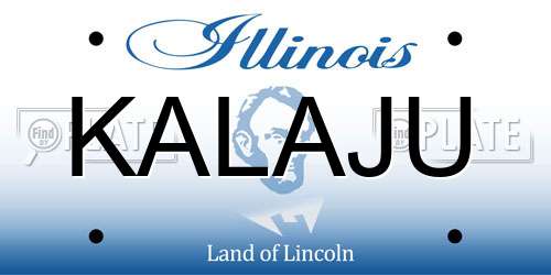 KALAJU Illinois License Plate