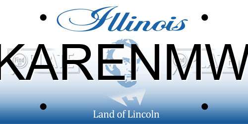 KARENMW Illinois License Plate