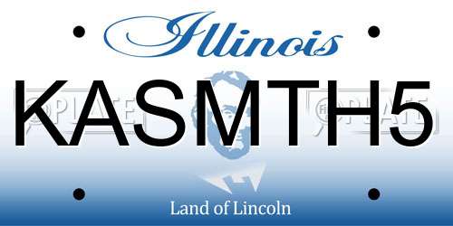KASMTH5 Illinois License Plate