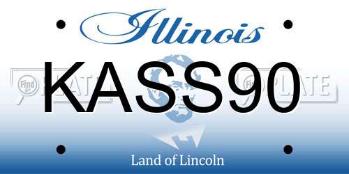 KASS90 Illinois License Plate