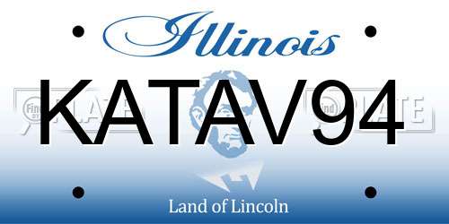 KATAV94 Illinois License Plate