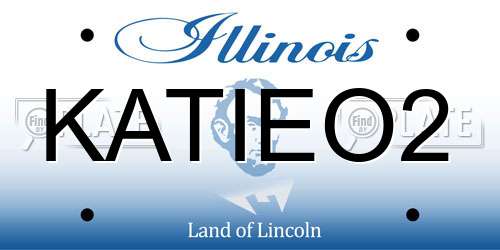 KATIEO2 Illinois License Plate
