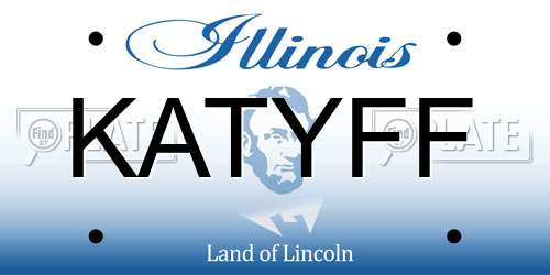KATYFF Illinois License Plate