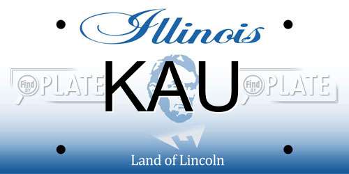 KAU Illinois License Plate