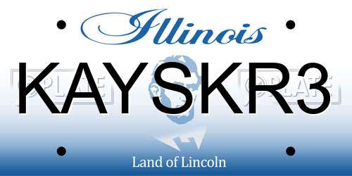 KAYSKR3 Illinois License Plate