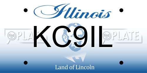 KC9IL Illinois License Plate