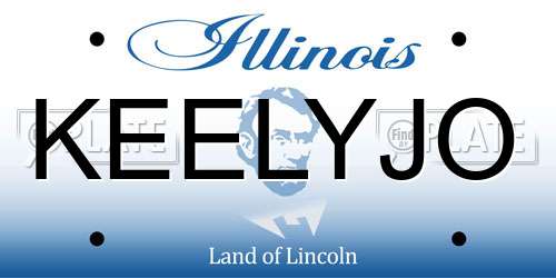 KEELYJO Illinois License Plate