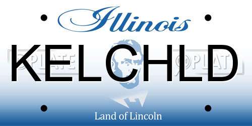 KELCHLD Illinois License Plate