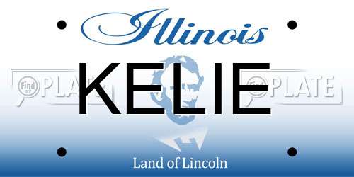 KELIE Illinois License Plate