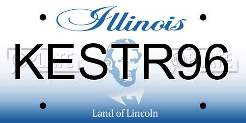 KESTR96 Illinois License Plate