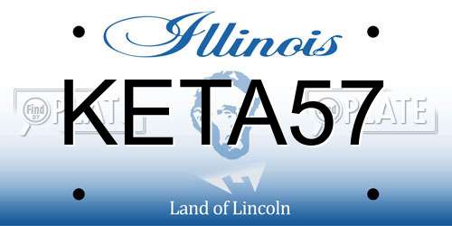KETA57 Illinois License Plate