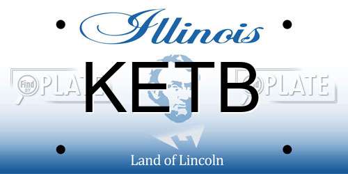 KETB Illinois License Plate