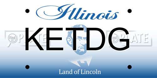 KETDG Illinois License Plate