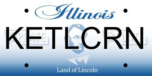 KETLCRN Illinois License Plate