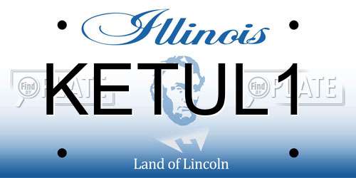 KETUL1 Illinois License Plate