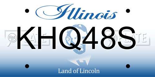 KHQ48S Illinois License Plate