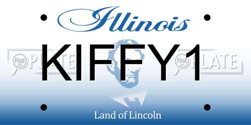 KIFFY1 Illinois License Plate