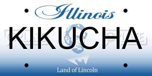KIKUCHA Illinois License Plate