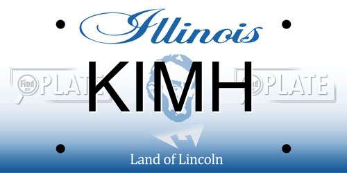 KIMH Illinois License Plate