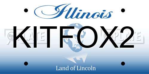 KITFOX2 Illinois License Plate