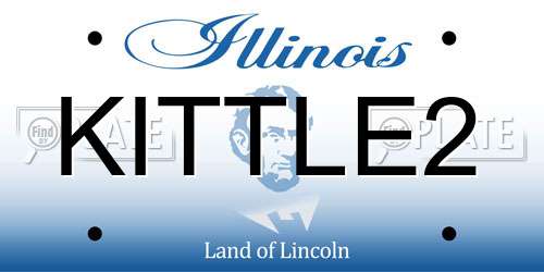 KITTLE2 Illinois License Plate