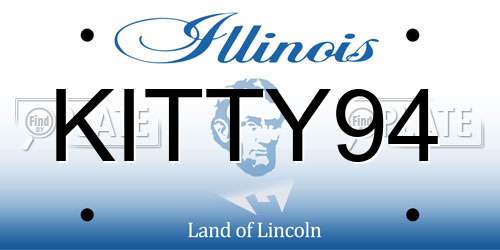KITTY94 Illinois License Plate