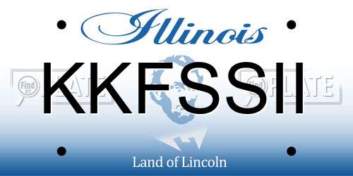 KKFSSII Illinois License Plate
