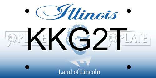 KKG2T Illinois License Plate