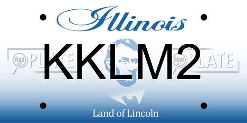 KKLM2 Illinois License Plate