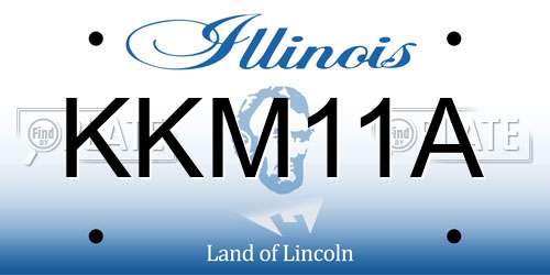 KKM11A Illinois License Plate