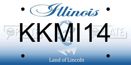 KKMI14 Illinois License Plate