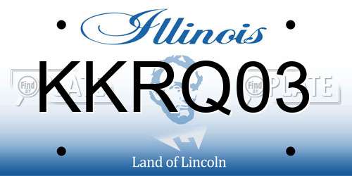 KKRQ03 Illinois License Plate