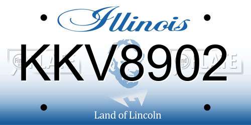 KKV8902 Illinois License Plate