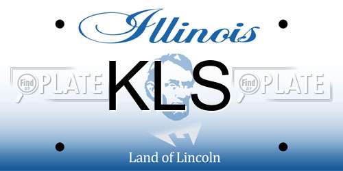 KLS Illinois License Plate
