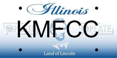 KMFCC Illinois License Plate