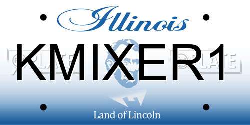 KMIXER1 Illinois License Plate