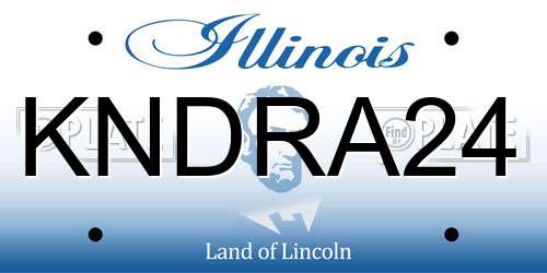 KNDRA24 Illinois License Plate