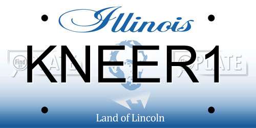 KNEER1 Illinois License Plate
