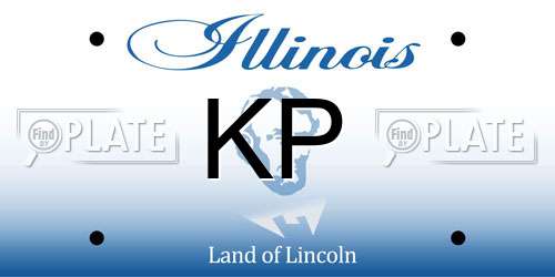 KP Illinois License Plate
