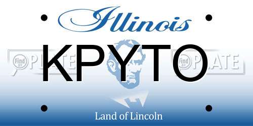 KPYTO Illinois License Plate
