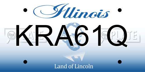KRA61Q Illinois License Plate