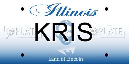 KRIS Illinois License Plate