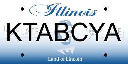 KTABCYA Illinois License Plate