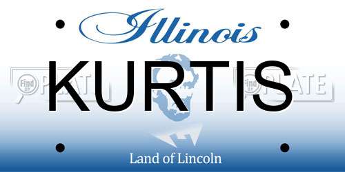 KURTIS Illinois License Plate
